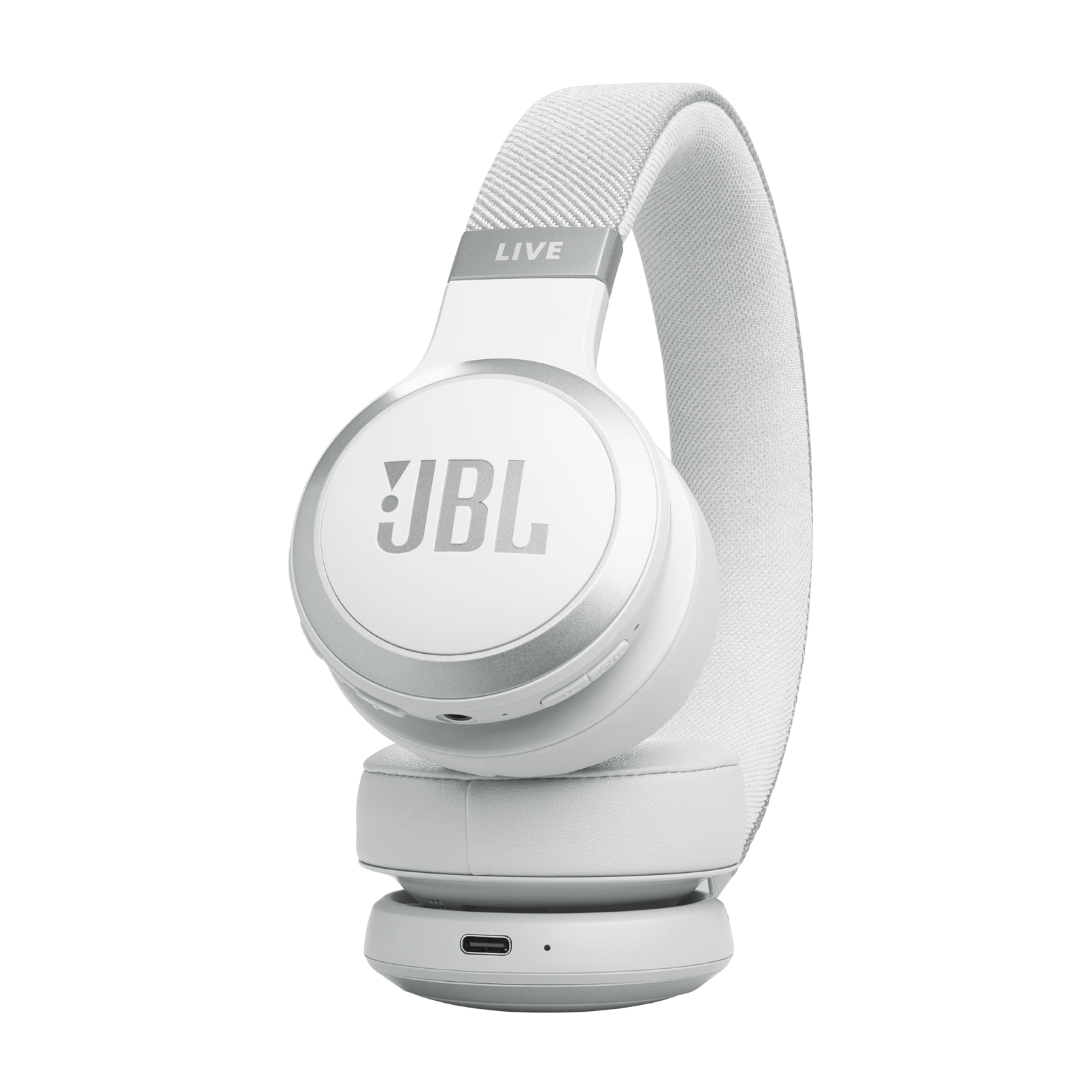 JBL Live 670NC Wireless On-Ear Headset - White JBL Live 670NC Wireless On-Ear Headset - White